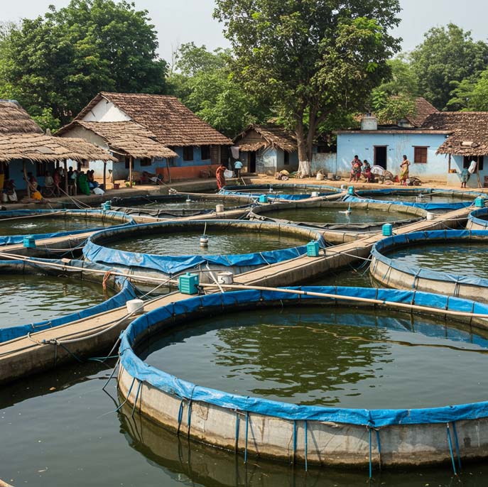 Bio-Floc Fish Farming Setup 2